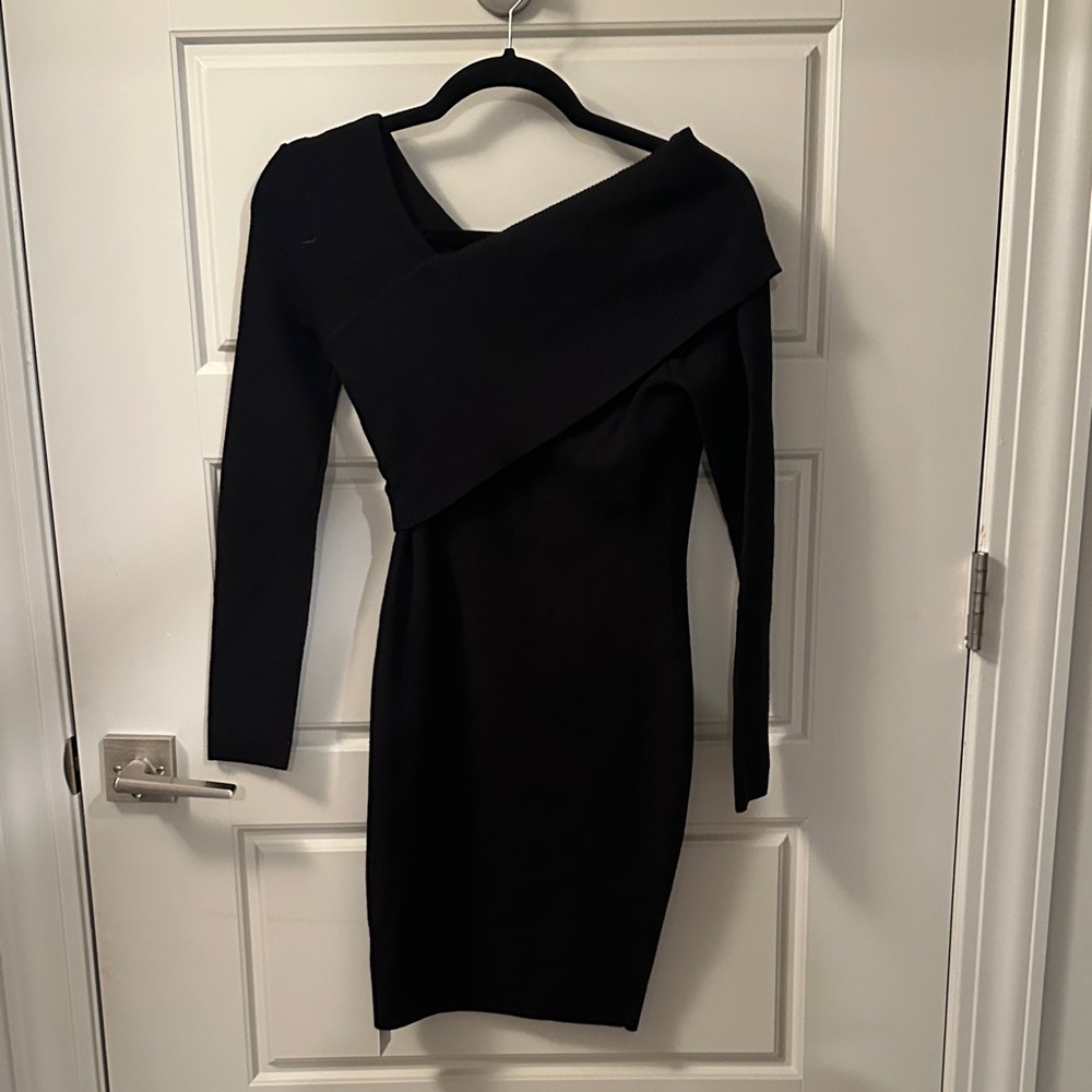 Elegant Black Off-Shoulder Dress